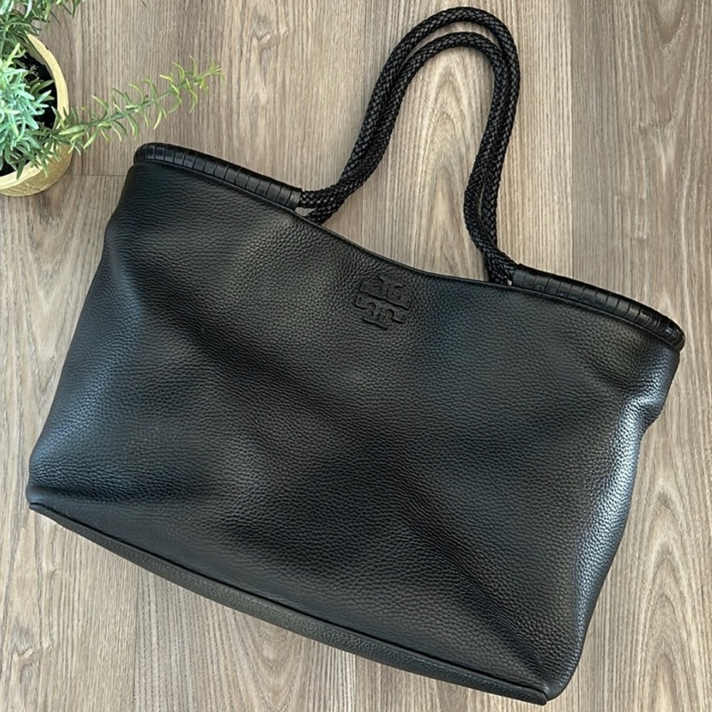 Tory Burch “Taylor” pebbled Leather Tote